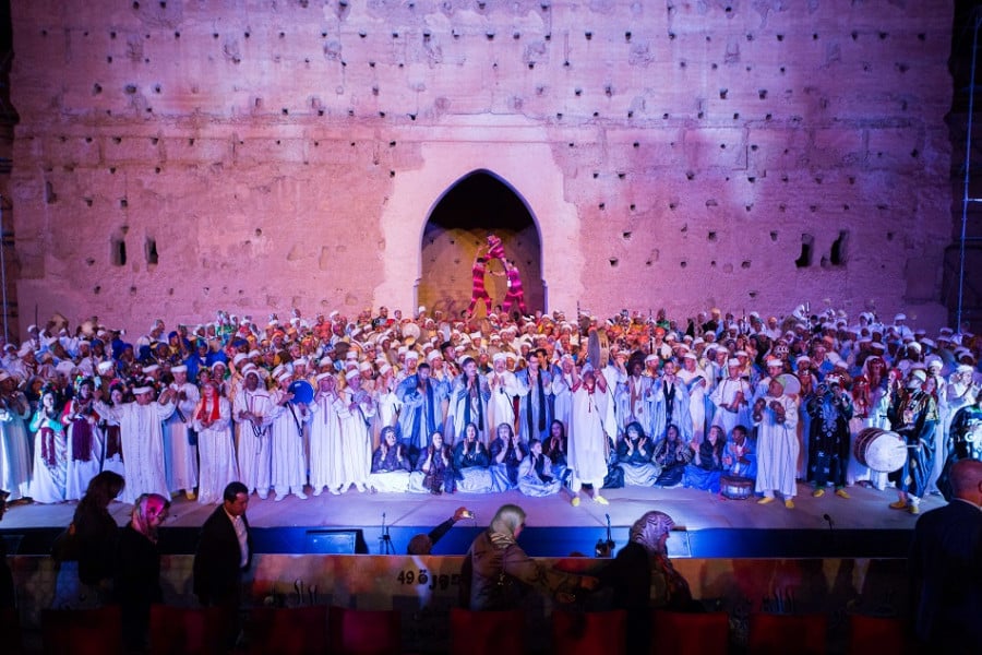 قصر البديع يحتضن مهرجان الفنون الشعبية بمراكش