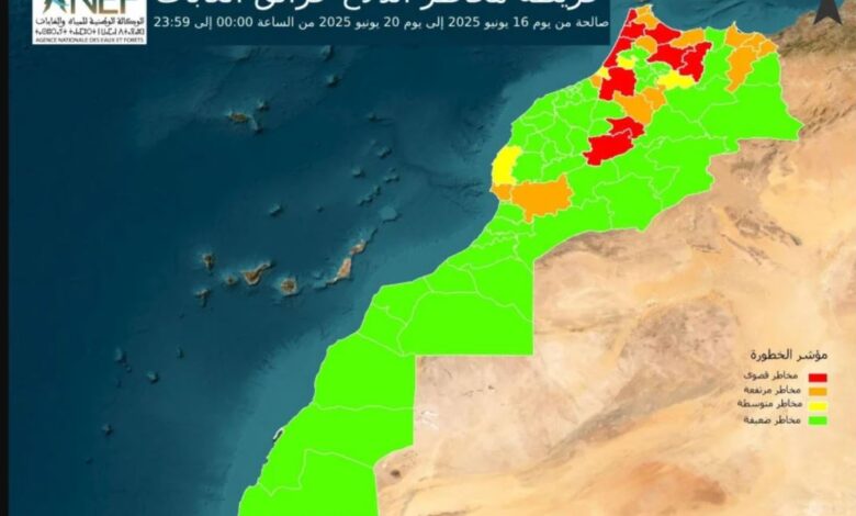 وكالة الغابات تُفعّل نظام التحذير من الحرائق