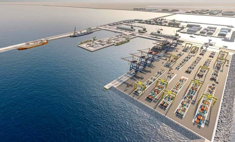 أشغال ميناء الداخلة الأطلسي تتقدم بنسبة 40%
