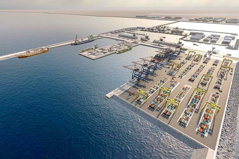 أشغال ميناء الداخلة الأطلسي تتقدم بنسبة 40%