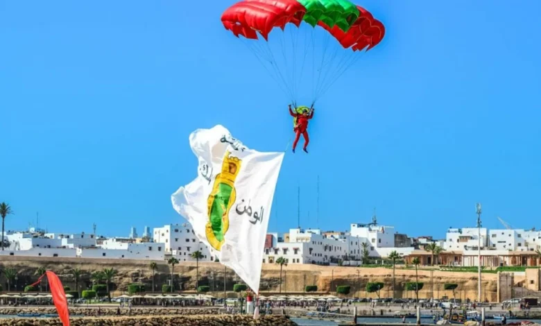 عروض جوية ومظلية باهرة تزين سماء المغرب احتفالاً بعيد العرش