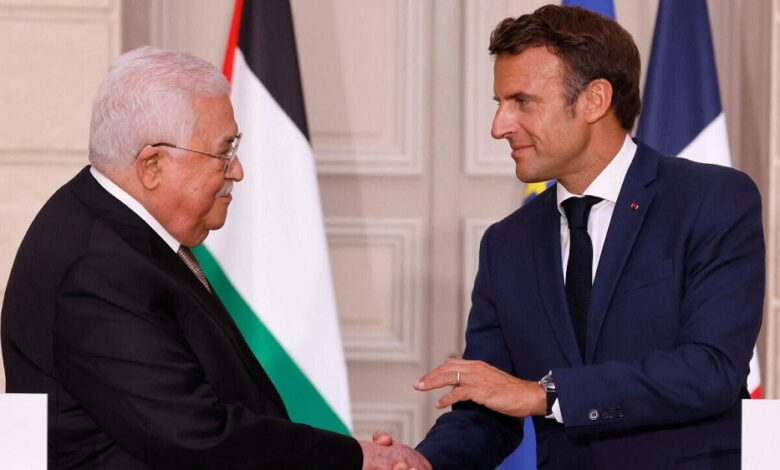 ماكرون يعلن اعتراف فرنسا بدولة فلسطين