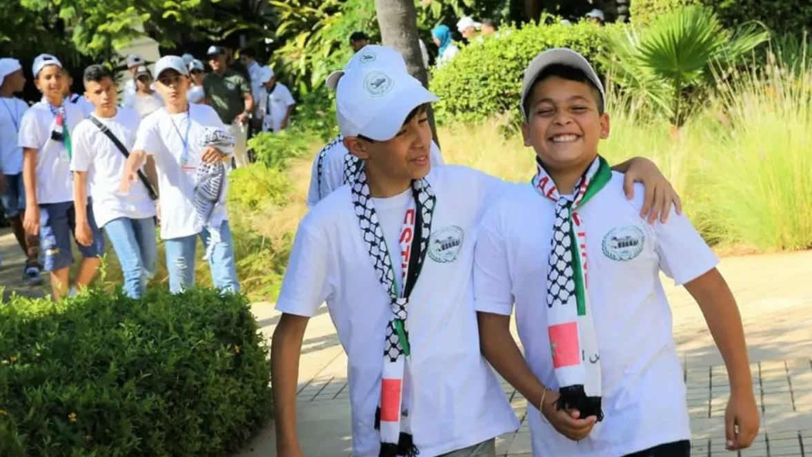 أطفال القدس يواصلون أنشطة مخيم "حارة المغاربة" في الرباط