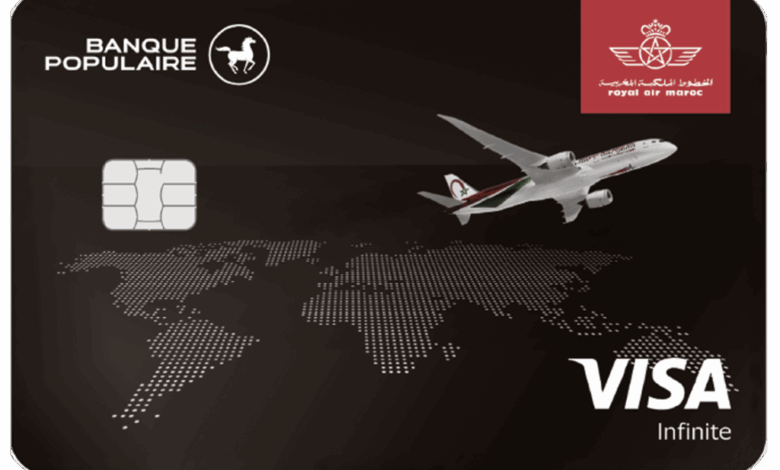 البنك الشعبي يطلق بطاقة INFINITE VISA بالتعاون مع الخطوط الملكية المغربية