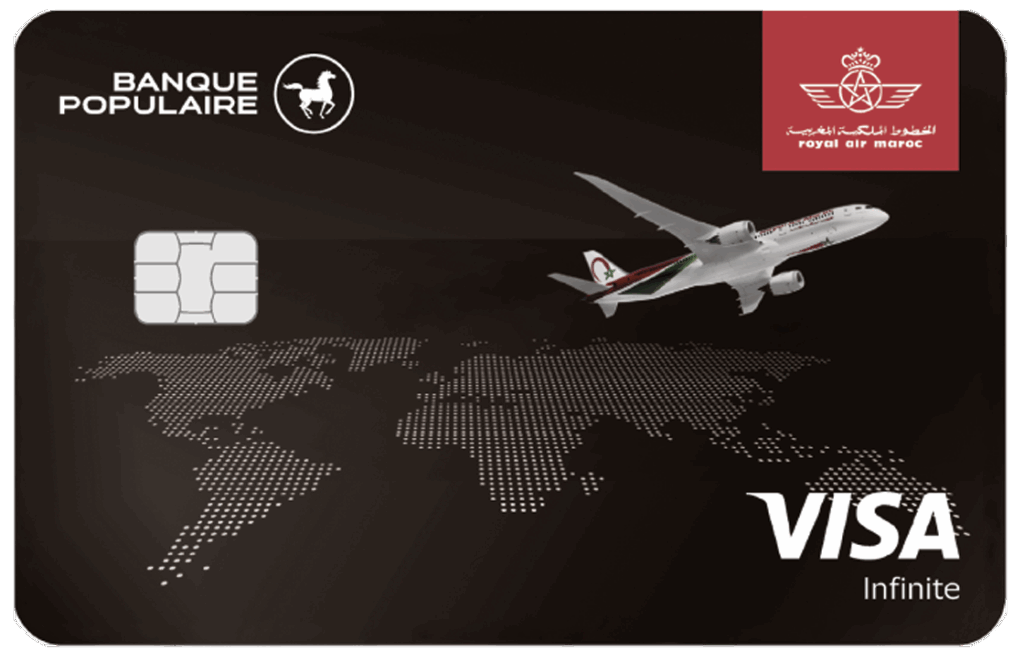 البنك الشعبي يطلق بطاقة INFINITE VISA بالتعاون مع الخطوط الملكية المغربية