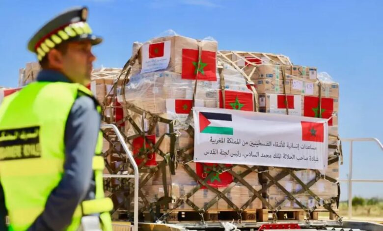 بتعليمات ملكية، المغرب يرسل مساعدات إنسانية إضافية إلى غزة