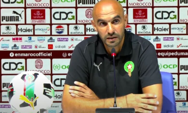 الركراكي يعلن قائمة المنتخب المغربي لمباراتَي النيجر وزامبيا
