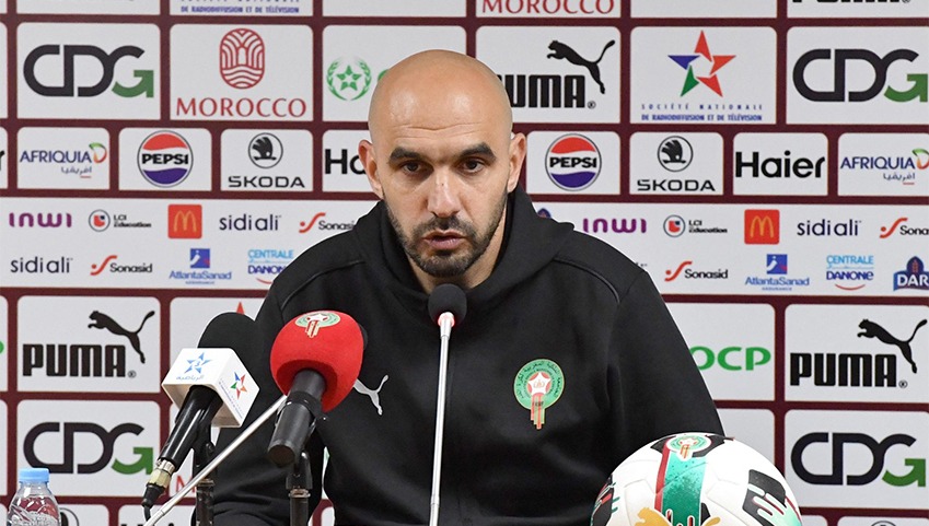 الركراكي يشيد بأداء لاعبيه ويؤكد "الأهم هو التأهل"