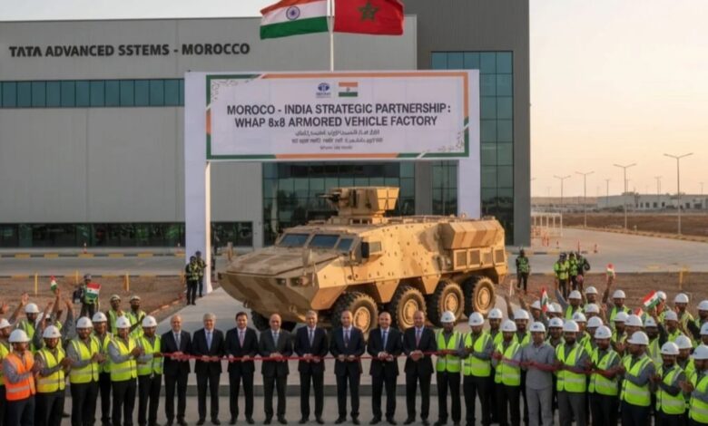 تدشين مصنع TATA لإنتاج المركبات المدرعة في برشيد