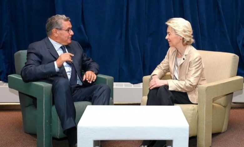 مباحثات بين أخنوش ورئيسة المفوضية الأوروبية حول سبل تعزيز الشراكة