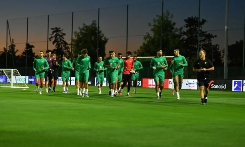 المنتخب المغربي يبدأ معسكره الإعدادي في مركز محمد السادس