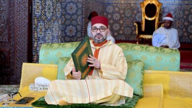 جلالة الملك يترأس حفلا دينيا ترحما على والده المغفور له الحسن الثاني