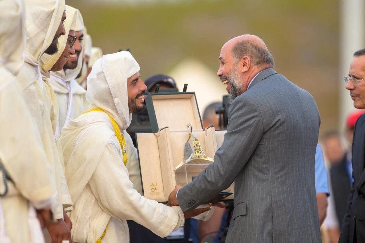سربة المقدم بنخدة تفوز بالجائزة الكبرى لجلالة الملك محمد السادس للتبوريدة