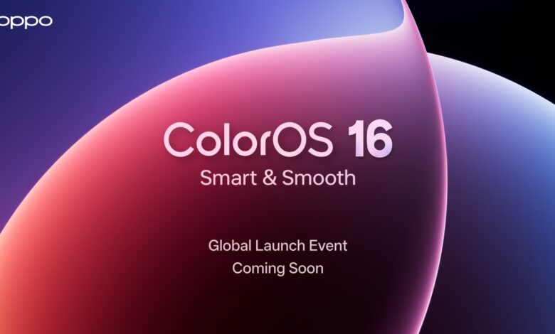 شركة OPPO تطلق واجهة التشغيل الجديدة ColorOS 16 بتجربة أكثر سلاسة