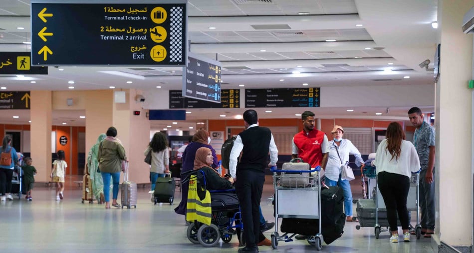 ارتفاع حركة المسافرين بمطارات المغرب إلى أزيد من 23,9 مليون