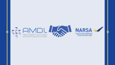 اتفاقية شراكة بين NARSA و AMDL لتطوير خدمات النقل الطرقي للبضائع
