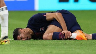 إصابة أشرف حكيمي تُربك باريس سان جيرمان والمنتخب المغربي