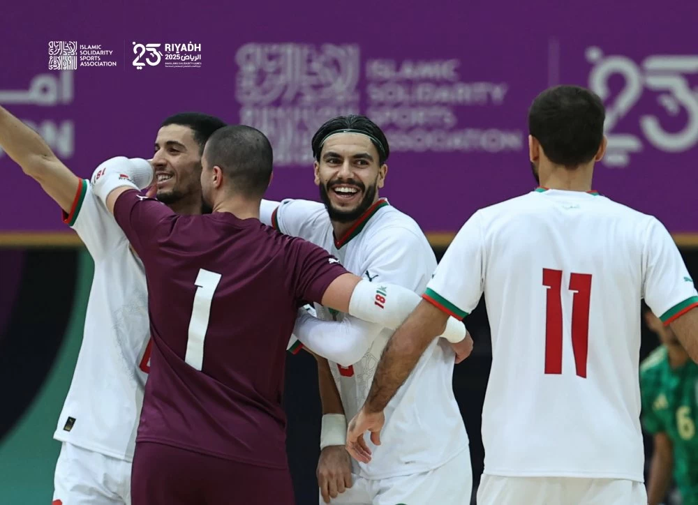 المغرب ينتصر على السعودية ويتأهل إلى نهائي ألعاب التضامن الإسلامي