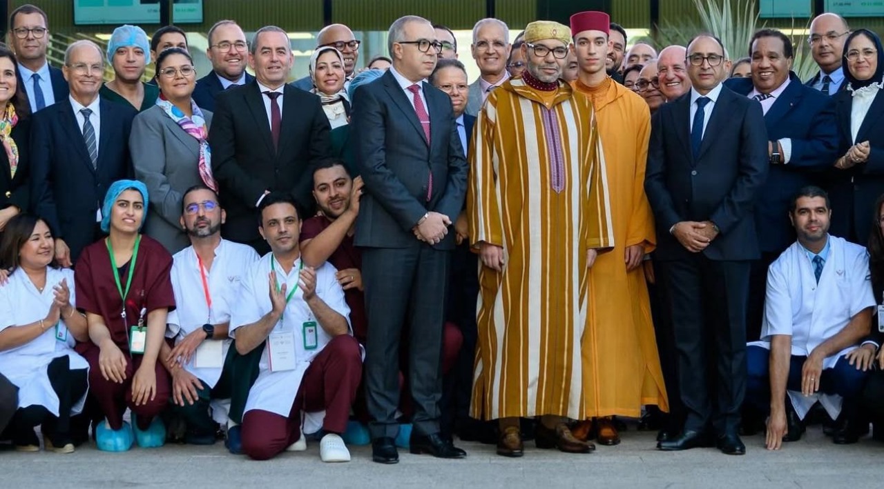 جلالة الملك يدشن المركب الاستشفائي الجامعي الدولي محمد السادس بالرباط