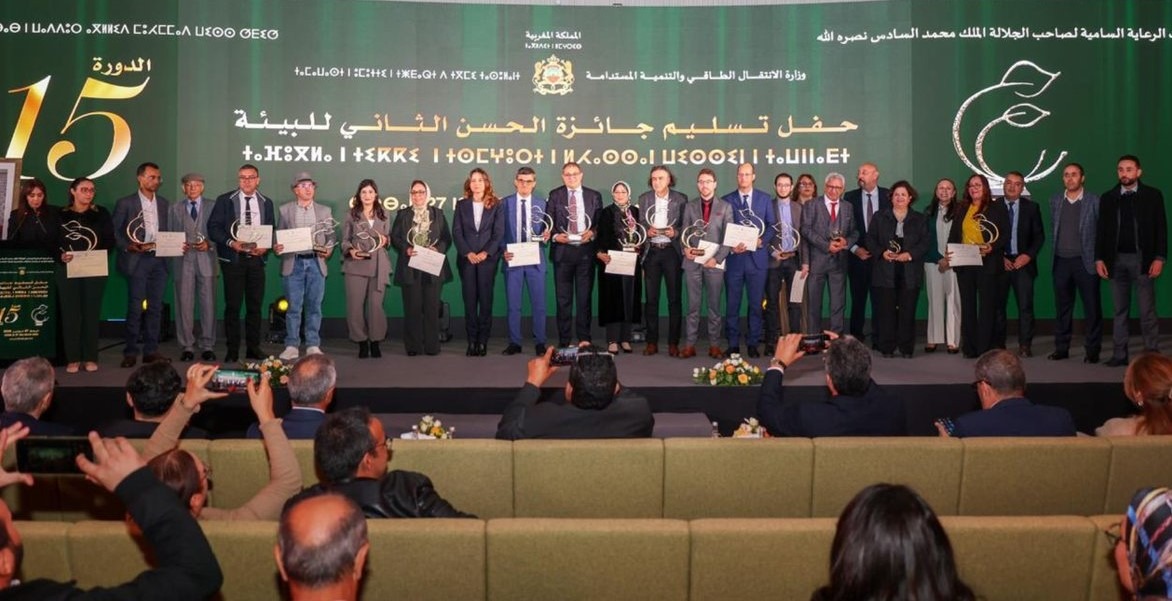 تكريم روّاد حماية البيئة خلال حفل جائزة الحسن الثاني للبيئة