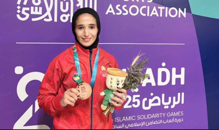 سمية إيراوي تهدي المغرب برونزية الجيدو في ألعاب التضامن الإسلامي بالرياض