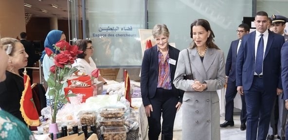 الأميرة للا مريم تدشن بالرباط البازار الخيري للنادي الدبلوماسي