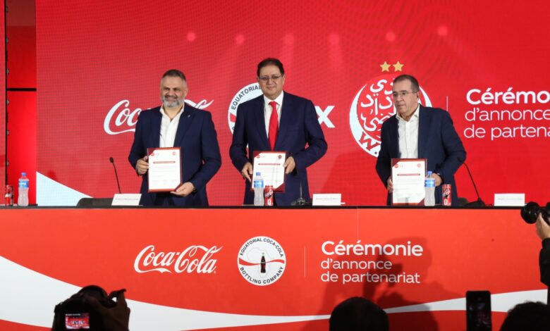 كوكاكولا تدعم الرياضة بشراكة لثلاث سنوات مع نادي الوداد
