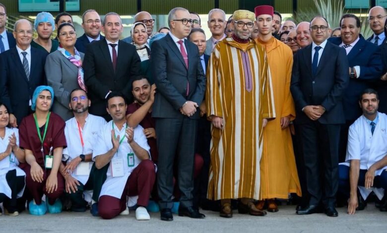 جلالة الملك يدشن المركب الاستشفائي الجامعي الدولي محمد السادس بالرباط