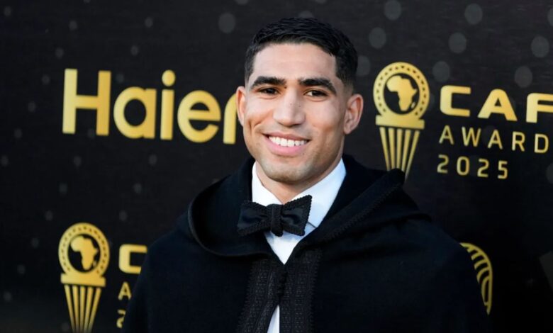 حكيمي يعتلي عرش الكرة الإفريقية في حفل استثنائي بالرباط