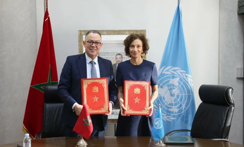 توقيع اتفاقية بين المغرب واليونسكو لتعزيز التربية والاندماج عبر الرياضة