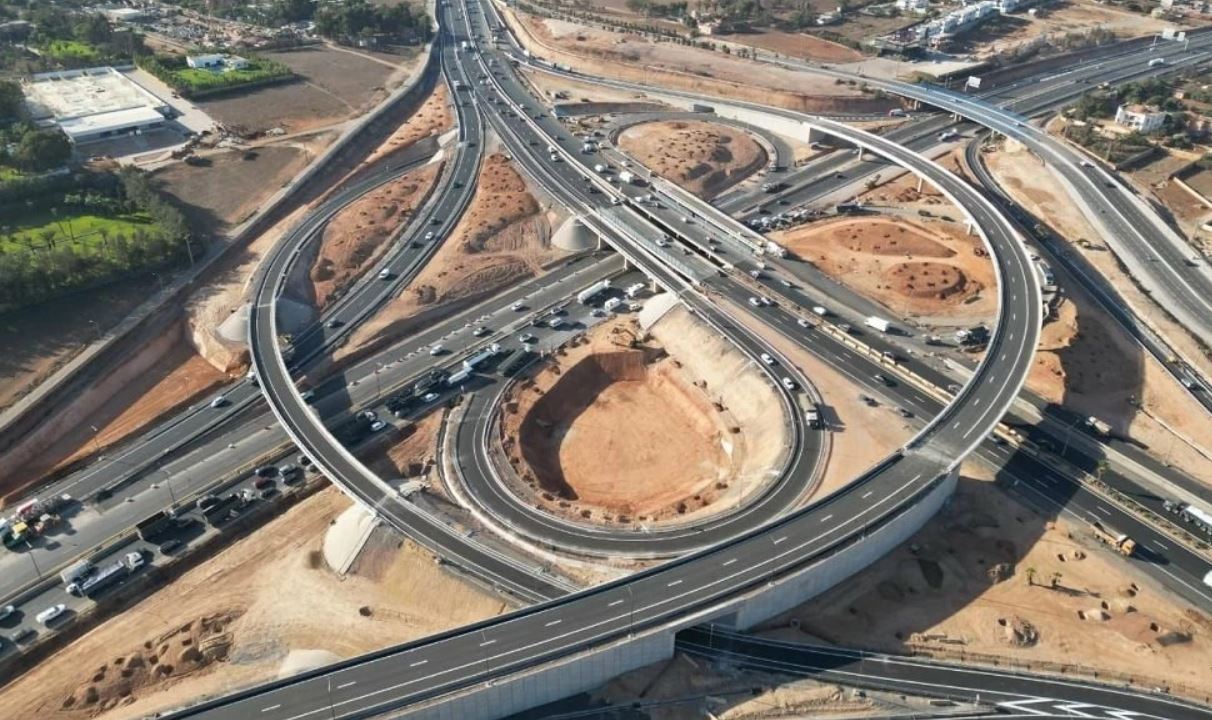 شركة الطرق السيارة تنهي أشغال مفترق سيدي معروف