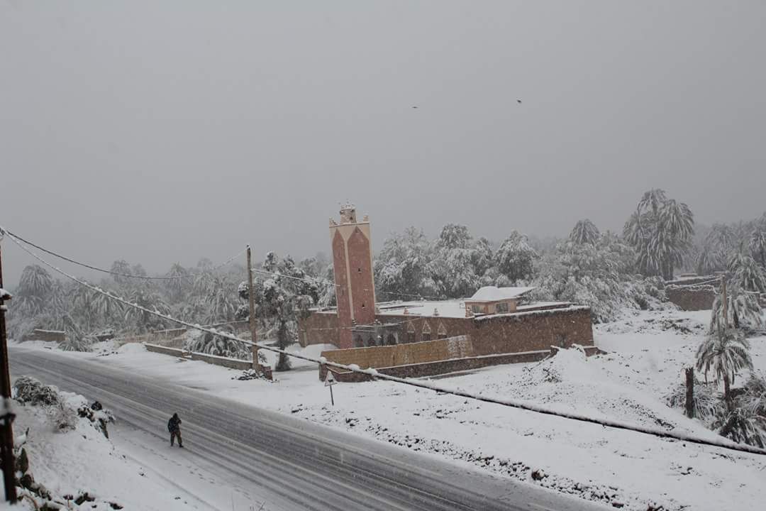 ورزازات وتنغير في صدارة معدلات التساقطات الثلجية بالمغرب