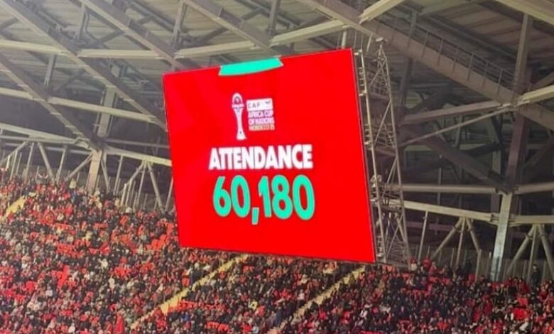 60,180 مشجعًا في المباراة الأولى لكأس أمم إفريقيا