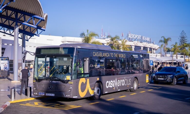 إطلاق خدمة "أيرو باص" لتعزيز التنقل بين مطار محمد الخامس والدار البيضاء