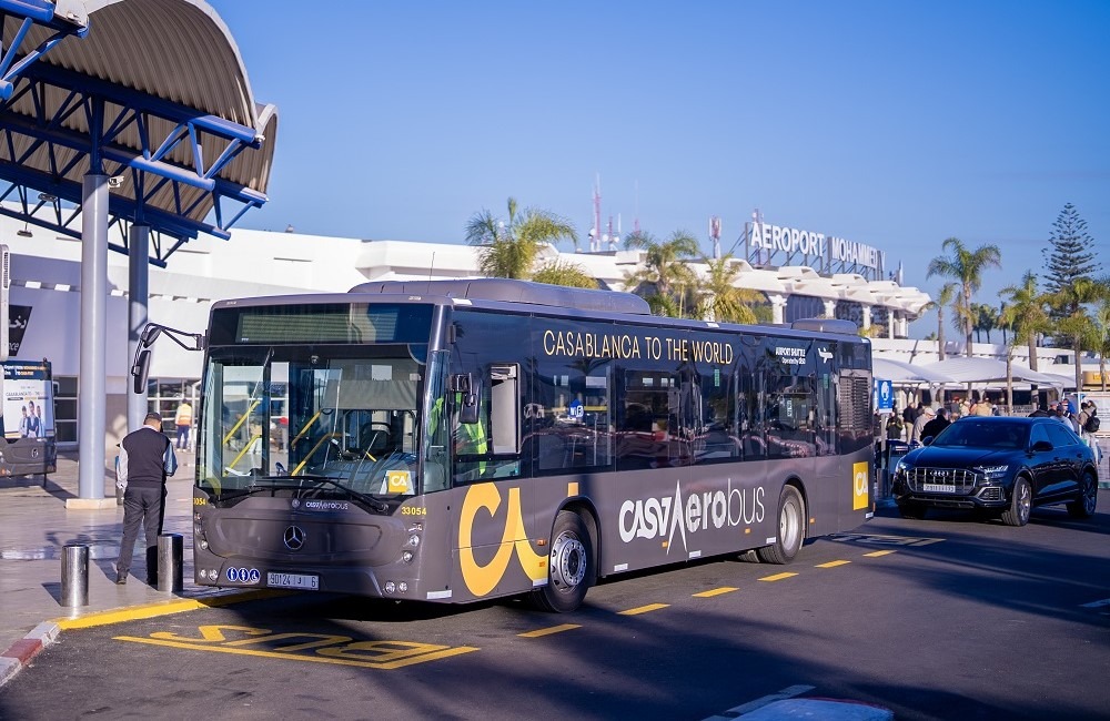 إطلاق خدمة "أيرو باص" لتعزيز التنقل بين مطار محمد الخامس والدار البيضاء