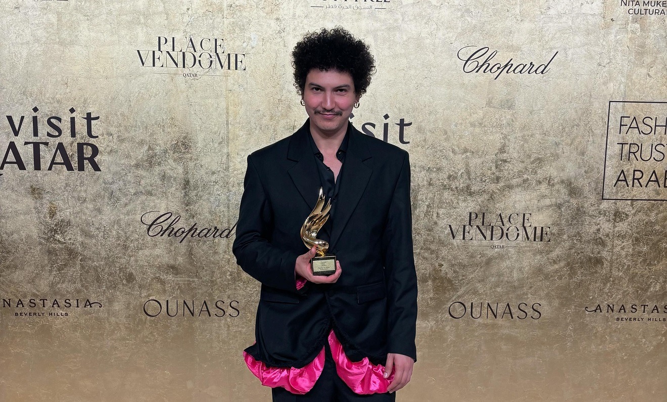 المصمم يوسف دريسي ينال جائزة Fashion Trust Arabia في فئة الملابس الجاهزة