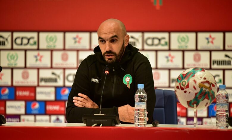 وليد الركراكي: سنحتاج إلى مساهمة كل العناصر الوطنية