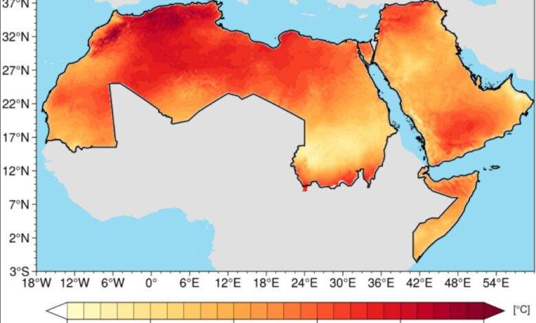 2024 تسجل أعلى حرارة في تاريخ المنطقة العربية