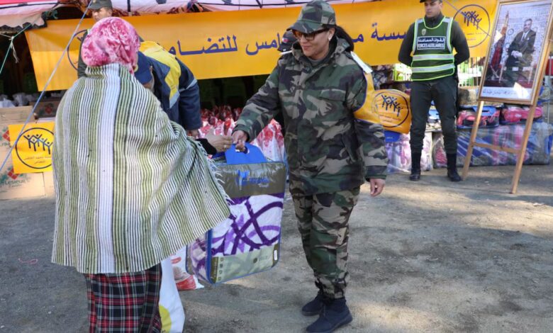 مؤسسة محمد الخامس للتضامن تطلق عملية مواجهة موجة البرد القارس