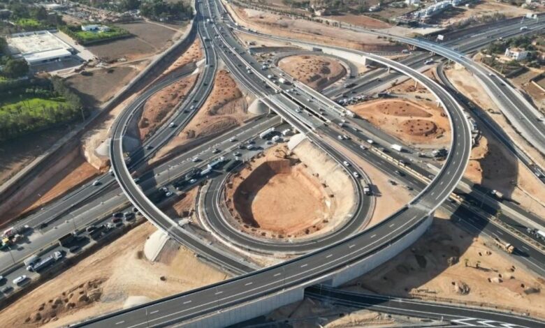 شركة الطرق السيارة تنهي أشغال مفترق سيدي معروف