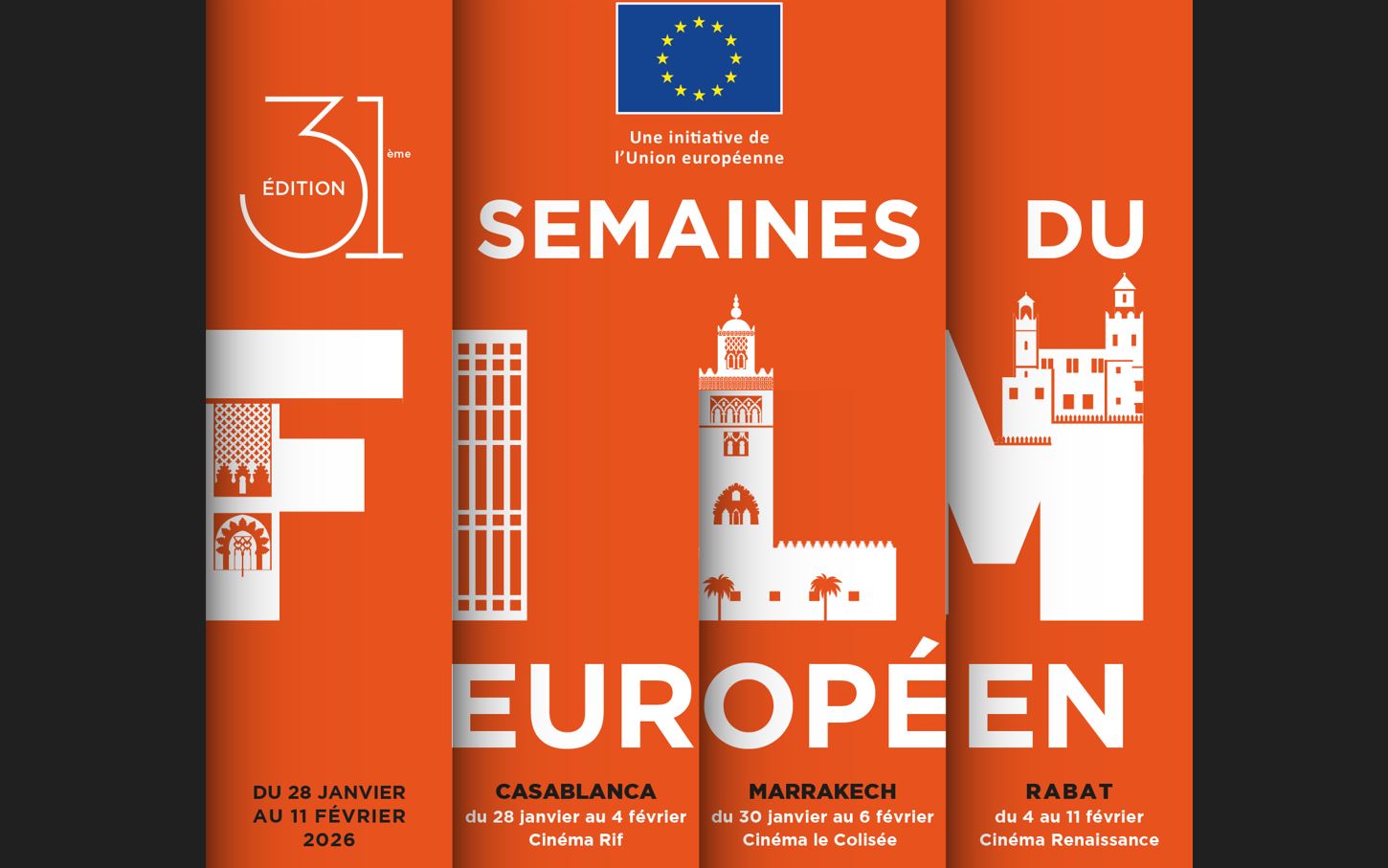 أسابيع الفيلم الأوروبي تكشف برنامج دورة 2026 بثلاث مدن مغربية
