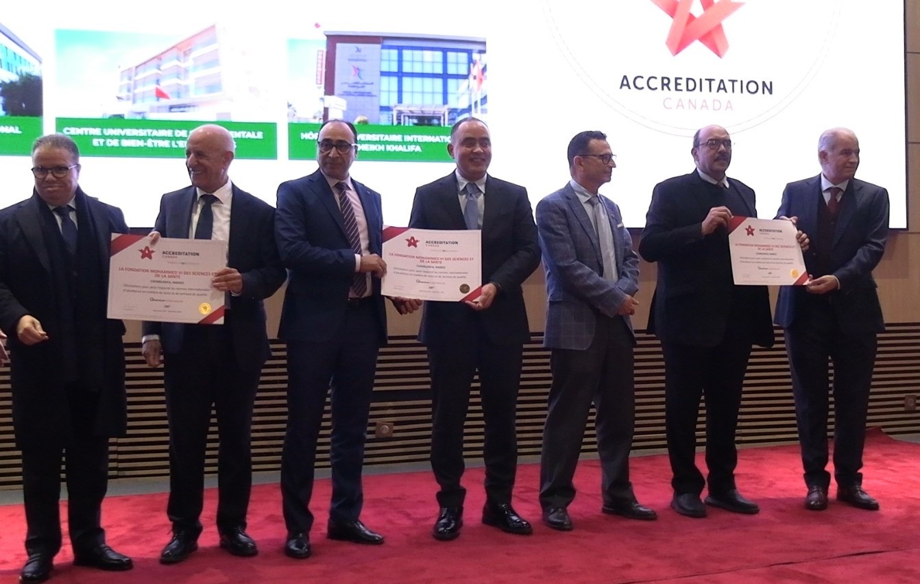 اعتماد كندي ذهبي يعزّز مكانة مؤسسة محمد السادس للعلوم والصحة