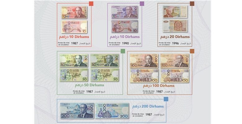 بنك المغرب يسحب بعض الفئات القديمة من العملة الوطنية