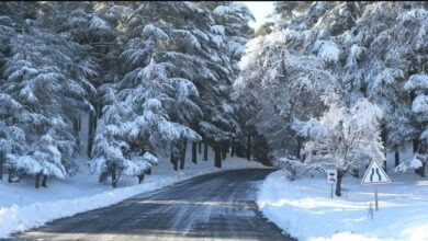 درجات الحرارة تنخفض إلى ناقص 13 درجة في عدة أقاليم