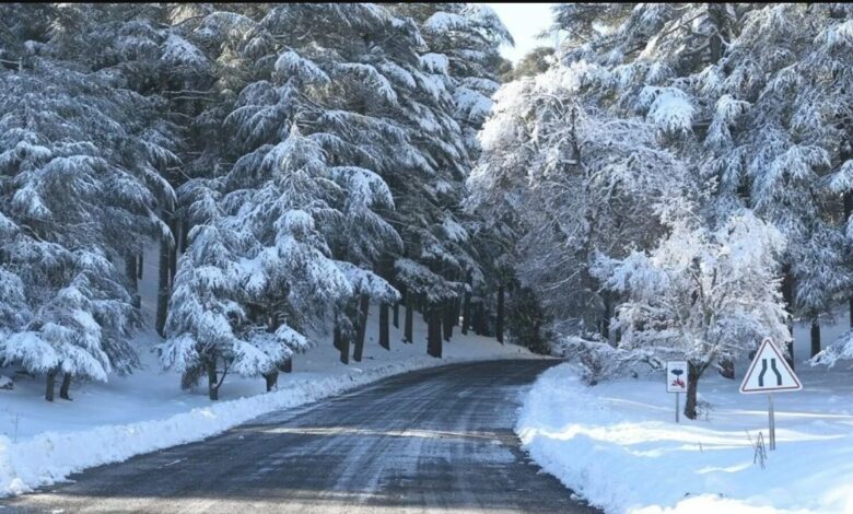 درجات الحرارة تنخفض إلى ناقص 13 درجة في عدة أقاليم