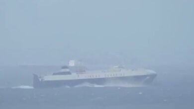 عاصفة "إينغريد" تعلق الرحلات البحرية بين طريفة وطنجة