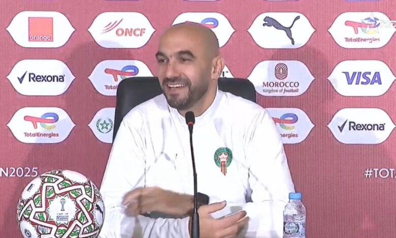 الركراكي: نعيش عصرا ذهبيا ولن تنازل عن التتويج