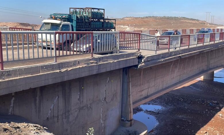 تصدع قنطرة واد تانسيفت يشل حركة السير بين مراكش وتامنصورت