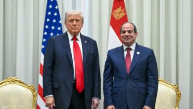 مصر تستجيب لدعوة ترامب للانضمام إلى مجلس السلام العالمي