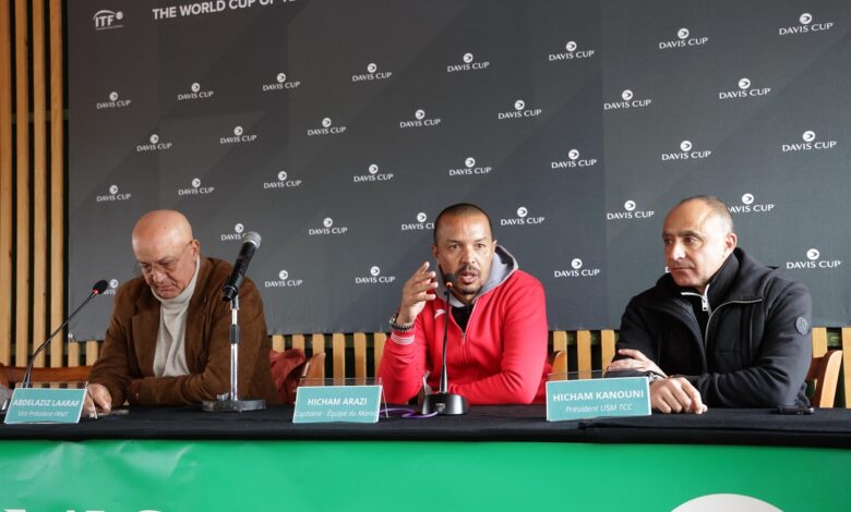 المغرب يواجه كولومبيا في كأس ديفيس بالدار البيضاء